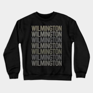 Gray Text Art Wilmington Crewneck Sweatshirt